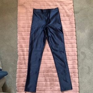 American Apparel Disco Pant in navy blue.  XS.